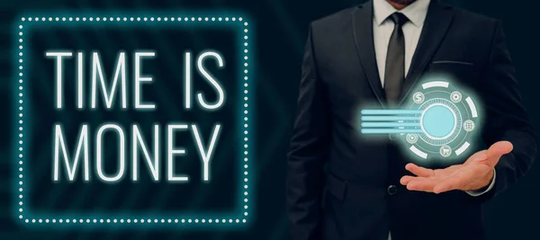 Psaní Zobrazeného Textu Time Money Business Concept Lepší Dělat Věci — Stock fotografie