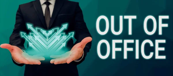 Writing Displaying Text Out Office Business Concept Job Nobody Business — Stockfoto
