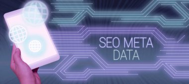 Metin Seo Meta Veri, İş dünyası arama motoru optimizasyonu Çevrimiçi pazarlama stratejisi elle sunulan S ve Parlak Satırları Gelecek Çerçevesinde gösteren adam.