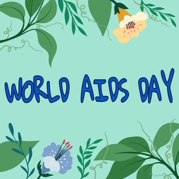 Εννοιολογική Απεικόνιση Παγκόσμια Ημέρα Κατά Του Aids Επιχειρηματική Επισκόπηση Δεκεμβρίου — Φωτογραφία Αρχείου