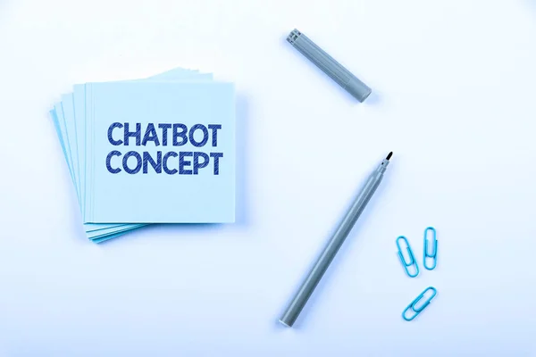 Zarejestruj Wyświetlanie Chatbot Concept Business Showcase Wirtualny Asystent Sztucznej Inteligencji — Zdjęcie stockowe