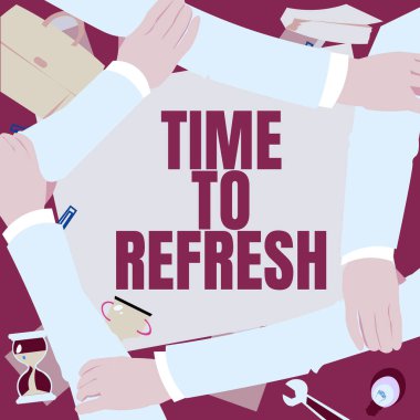 İş Reklamları ve Tanıtımı İçin Boş Geometrik Şekiller 'i yenileyecek yer ve stratejileri yenilemek için işaret, kavramsal fotoğraf yenileme zamanını gösteren ilham kaynağı.