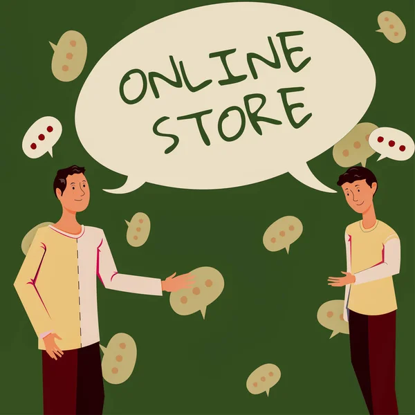 Inspiratie Bord Tonen Online Store Business Idee Internet Gerelateerde Zaken — Stockfoto