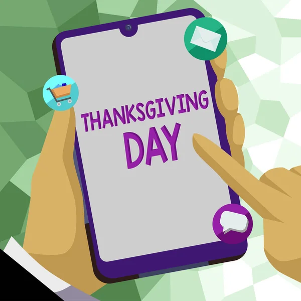 Conceptual display Thanksgiving Day, Internet Concept Celebrating thankfulness gratitude November holiday
