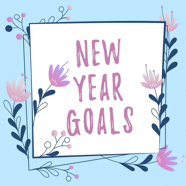 New Year Goals Business Approach Resoltions 365 일간의 여성을 바꾸기 — 스톡 사진