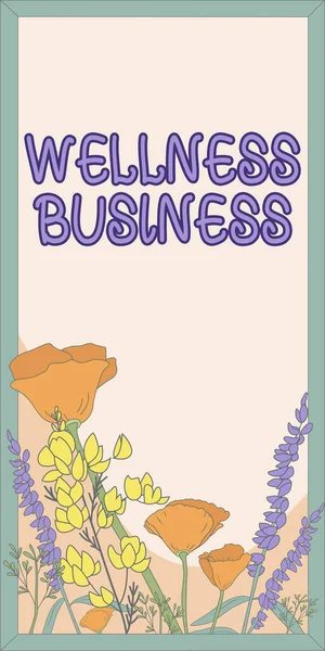 Handwriting Text Wellness Businessprofessional Venture Focusing Health Mind Body Conceptual — Stock Photo, Image
