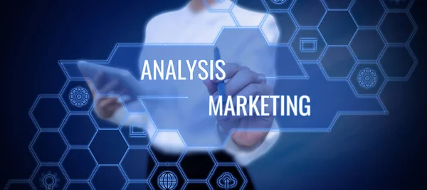 Inspiratie Toont Teken Analyse Marketingkwantitatieve Kwalitatieve Beoordeling Van Een Markt — Stockfoto