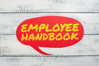 Şirket işletim prosedürlerini içeren Personel El Kitabı Belgesi sunan metin başlığı, şirket işletim prosedürlerini içeren İş Konsepti Belgesi