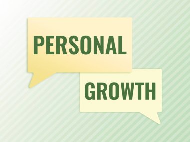 Kişisel Büyümeyi sunan metin başlığı becerilerinizi geliştirin yeni malzemeler öğrenin, iş fikri becerilerinizi geliştirin yeni malzemeler öğrenin