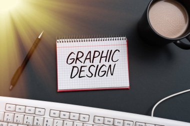 Metin Grafik Tasarım veya reklamlarda metin ve resimleri birleştirme becerisi, sanat veya reklamlarda metin ve resimleri birleştirme becerisi kavramını yazma