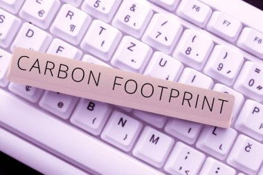 İlham kaynağı olan Karbon Ayak İzi Dioksit 'in atmosferde salınan aktivitelerin sonucu olarak, atmosferde salınan dioksit miktarının sözcüğü