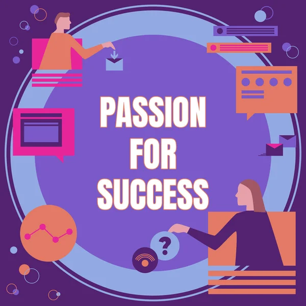 Handwriting Text Passion Success Business Concept Enthusiasm Zeal Drive Motivation — Stock Photo, Image