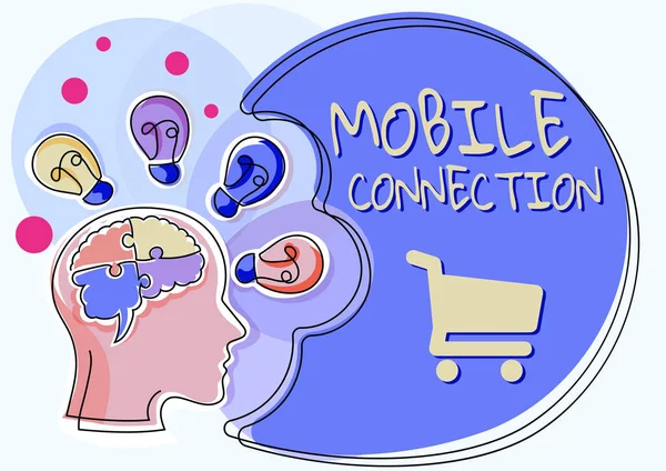 Κείμενο Που Δείχνει Έμπνευση Mobile Connectionsecure Καθολική Λύση Σύνδεσης Χρησιμοποιώντας — Φωτογραφία Αρχείου