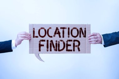 Seçili bir yerin adresini, Kavramsal Fotoğraf A servisinin seçili bir yerin adresini bulmak için kullandığı el yazısı bulma servisi