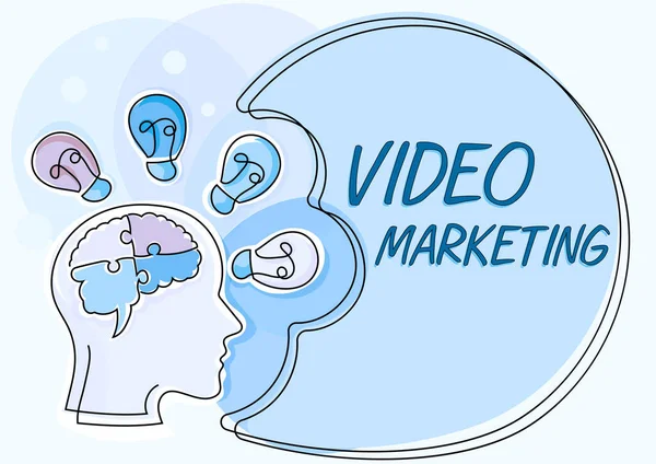 Handwriting text Video Marketingcreate short videos about specific topics using articles, Business approach create short videos about specific topics using articles