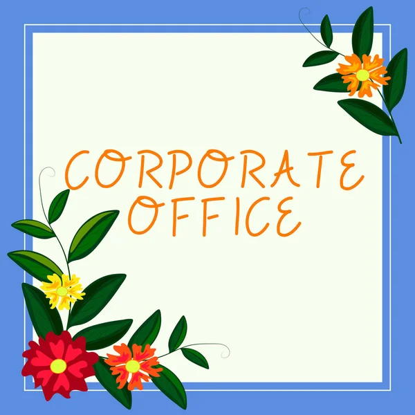 Conceptual Caption Corporate Officehome Department Support Primary Departments Indirectly Word — Stock Photo, Image