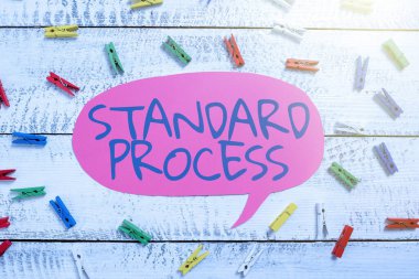 Standart Süreç kurallarının son ürün kalitesi, iş konsepti kurallarıyla eşleştirildiğini gösteren metin işareti