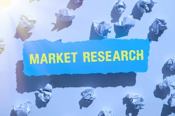 Konzeptionelle Bildunterschrift Marktforschungdas Sammeln Von Informationen Über Verbraucher Geschäftsansatz Das — Stockfoto