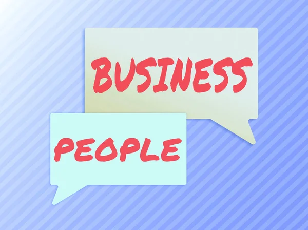 Заголовок Концепции Business Peoplepeople Who Work Business Especially Executive Level — стоковое фото