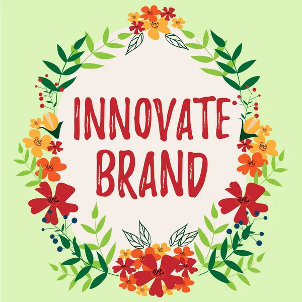 创新品牌创新对产品 服务等创新意义重大 商业展示对产品 服务等创新意义重大 — 图库照片