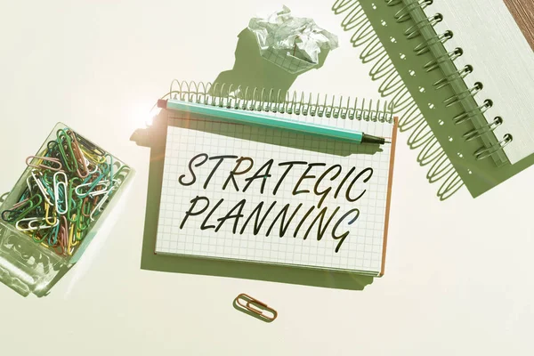 Escribir Mostrando Texto Planificación Estratégicaprioridades Operación Actividad Gestión Organizacional Palabra —  Fotos de Stock