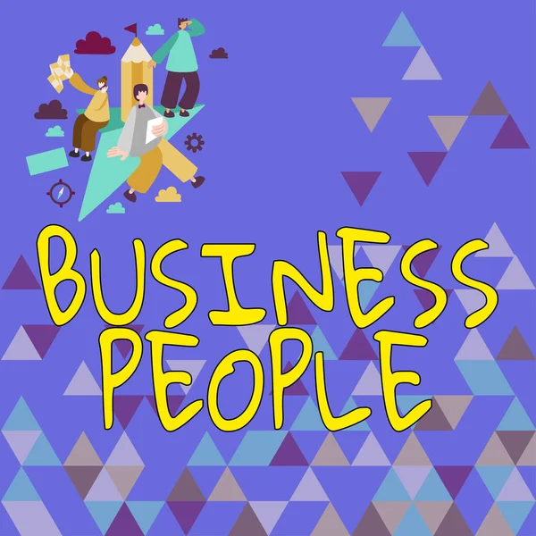 Handskrift Underteckna Business Peoplepeople Som Arbetar Företag Särskilt Chefsnivå Word — Stockfoto
