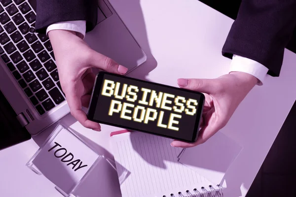 Εννοιολογική Λεζάντα Business Peoplepeople Άνθρωποι Που Εργάζονται Στις Επιχειρήσεις Ειδικά — Φωτογραφία Αρχείου