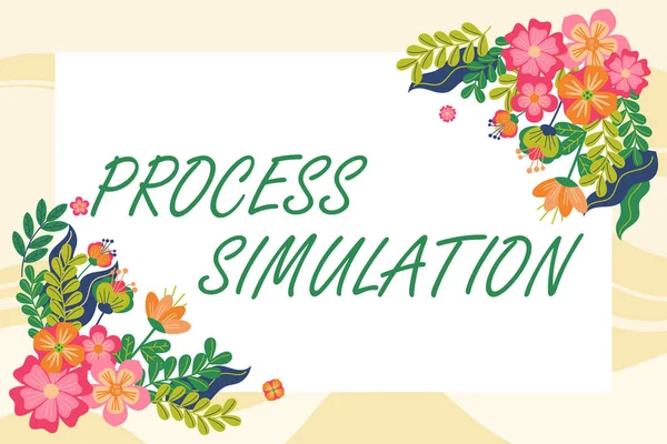 Visualizzazione Concettuale Simulazione Processorappresentazione Tecnica Fabricated Studio Sistema Business Idea — Foto Stock