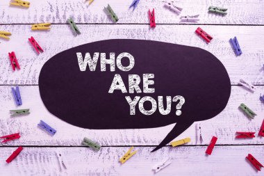 Kimsiniz, İnternet Konsepti Tanıştırma Kişiliğinizi Tanıtın Hoşlanmadıklarınızı Tanıtın