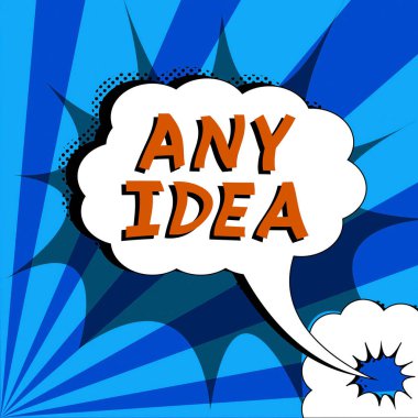 Dava ya da sorun hakkında ne düşündüklerini soran herhangi bir fikir ve iş gösterisini gösteren bir işaret