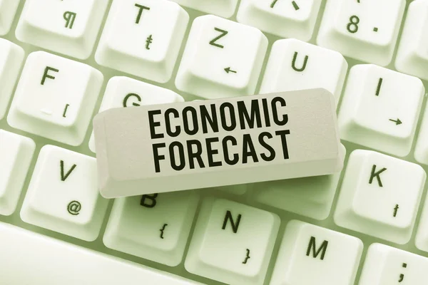Conceptual Display Economic Forecastprocess Making Predictions Economy Condition Word Written — Stock Photo, Image