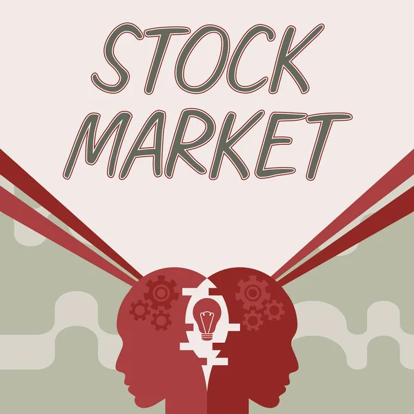 Conceptual display Stock Market, Business showcase Particular market where stocks and bonds are traded or exhange