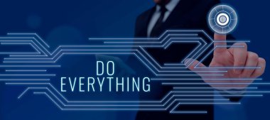 Metin yazma, herşeyi yap, kavramsal fotoğraf Jack tüm ticaretlerin özsaygısı Ego Gururu Sınırsız