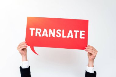 Metin Çevirisi Yazılıyor, İş Genel Görünümü Hedef dille aynı anlama gelen başka bir kelime