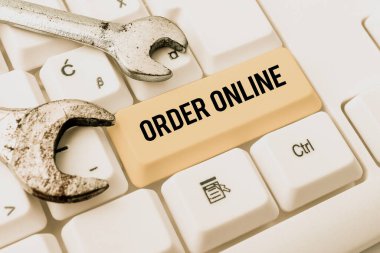 Çevrimiçi Düzen, İş Vitrini Satıcılardan internet üzerinden mal ve hizmet satın alma kavramsal görüntüleme