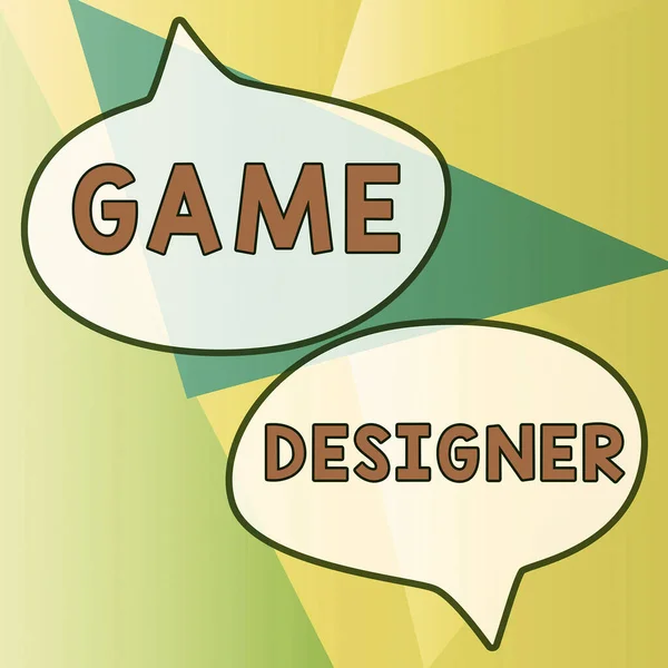 Texte Inspirant Game Designer Business Showcase Campaigner Pixel Scripting Programmers — Photo