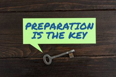 Metin Hazırlama, bir şeyi servise ya da kullanıma hazır hale getirmenin anahtar, iş konsepti eylemidir