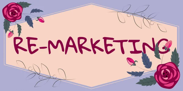 Título Conceptual Marketing Business Showcase Estrategia Para Llegar Clientes Potenciales — Foto de Stock