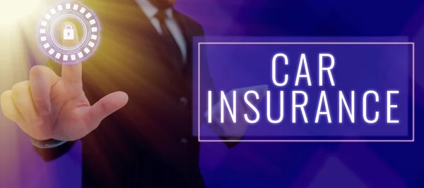 Handwriting Text Car Insurance Business Idea Accidents Coverage Comprehensive Policy — Stock Photo, Image