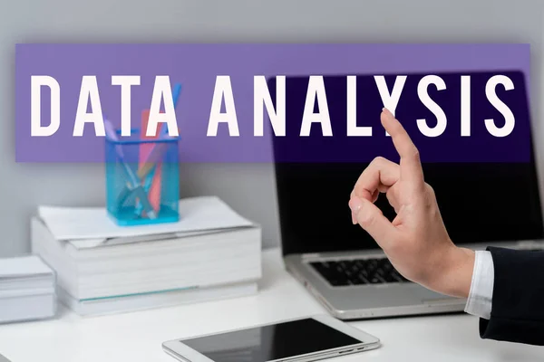 Inspiráció Mutató Jel Data Analysis Üzleti Ötlet Translate Numbers Analytical — Stock Fotó