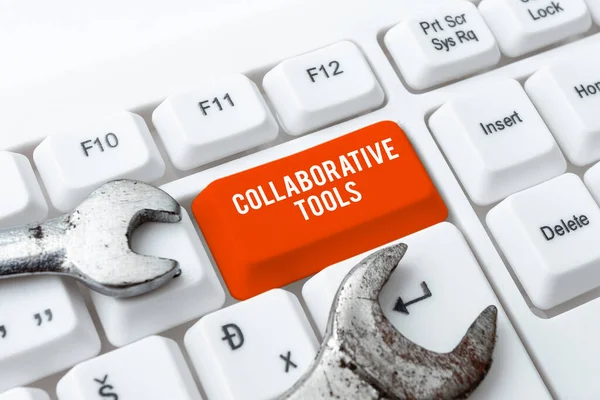 Concereption Collaborative Toolsprivate Social Network Connect Thru Online Email Business — 스톡 사진