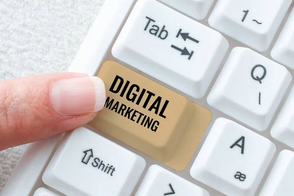 Conceptuele Weergave Digitale Marketingzoekmachine Optimalisatie Pay Klik Internet Zakelijke Aanpak — Stockfoto