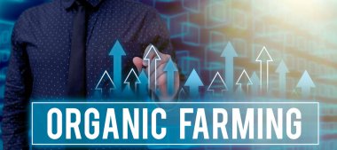 Kavramsal başlık Organik Farmingan sürdürülebilirlik, iş kavramı için çabalayan bütünleşik tarım sistemi sürdürülebilirlik için çabalayan bir bütünleşik tarım sistemi