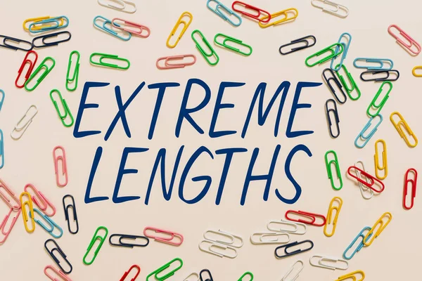 Text Caption Presenting Extreme Lengthsmake Great Extreme Effort Something Better — Stock Photo, Image
