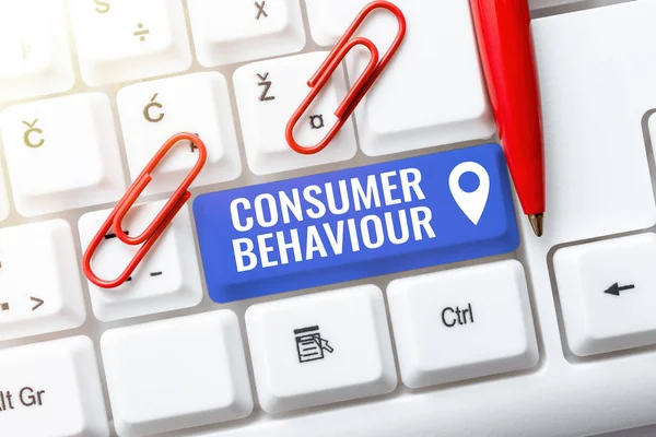 Yazısı Yazıları Tüketici Davranışları Nsanların Ürün Satın Almak Veya Almamak — Stok fotoğraf