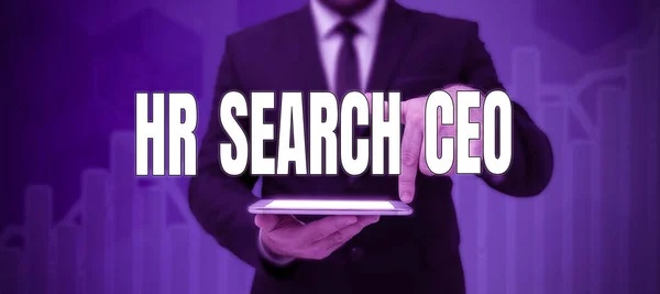 Koncepční Zobrazení Search Ceo Business Overview Personální Zdroje Pro Nového — Stock fotografie