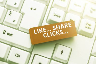 El yazısı işareti Paylaşım Tıklamaları gibi, İçerik Pazarlaması İçeriği Büyütme Sosyal Medya Kadını Güç Düğmeli Ampulleri Tutarken Başlangıç Fikirlerini Sunar.