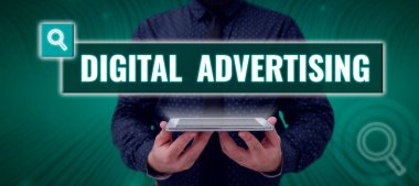 Dijital Reklamcılık, İş Genel Görünümü Çevrimiçi Pazarlama Tanıtım İletileri Kampanyası