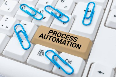 İlham verici Süreç Otomatik Dönüşüm Akımı 'nı gösteren metin Gereksizliği önlemek için Robotik Akımı, Dönüşüm Akımı Üzerine Yazılan Sözcük Gereksizliği önlemek için Robotik