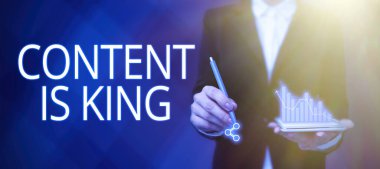 Kavramsal görünüm içeriği KingContent bugünün pazarlama stratejilerinin kalbidir, iş genel bakış içeriği günümüz pazarlama stratejilerinin kalbidir.